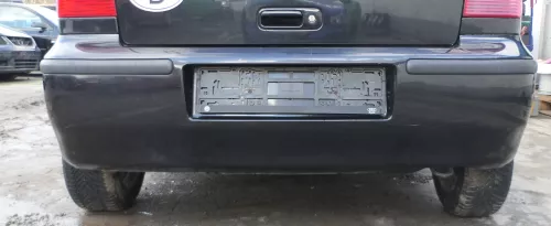 VW Polo 6N2 Stoßstange hinten Heckstoßstange Stoßfänger schwarz LC9Z