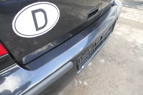 VW Polo 6N2 Stoßstange hinten Heckstoßstange Stoßfänger schwarz LC9Z (166336)