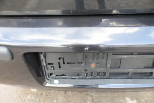 VW Polo 6N2 Stoßstange hinten Heckstoßstange Stoßfänger schwarz LC9Z (166336)