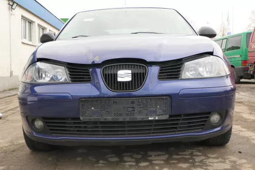Seat Ibiza 6L Stoßstange Frontstoßstange vorne blau LS5S bis caAnfang2006