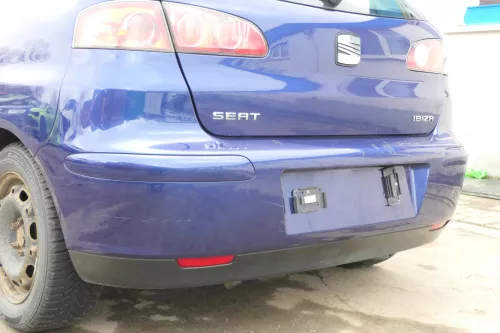 Seat Ibiza 6L Stoßstange Heckstoßstange hinten blau LS5S (166354)