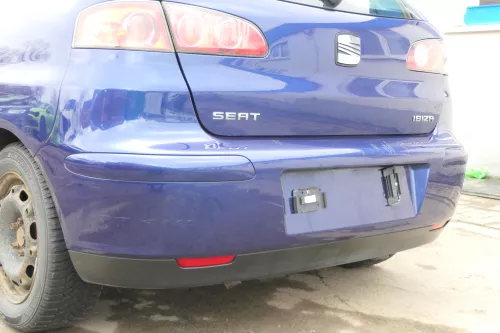 Seat Ibiza 6L Stoßstange Heckstoßstange hinten blau LS5S (166354)