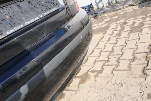 Skoda Fabia 6Y Schrägheck Stoßstange hinten Heckstoßstange schwarz LF9R PDC (166391)