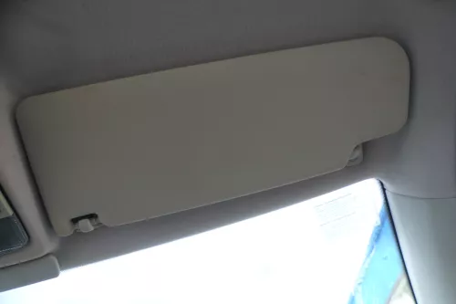 Skoda Fabia 6Y Sonnenblenden Sonnenblende grau rechts vorne 6Y1857552Q X14