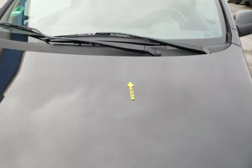 VW Fox 5Z Motorhaube Klappe vorn vorne schwarz LC9Z Haube (166408)