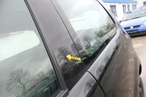 VW Fox 5Z Tür vorne links Fahrertür schwarz LC9Z (166410)