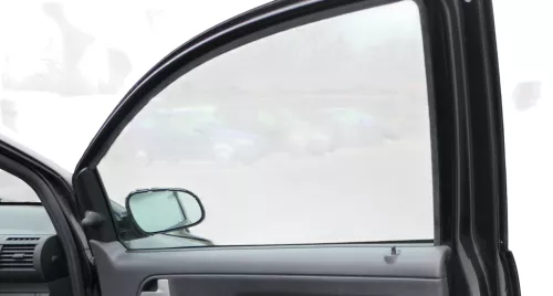 VW Fox 5Z vorne rechts Fenster Scheibe in Tür Fensterscheibe 5Z3845022B
