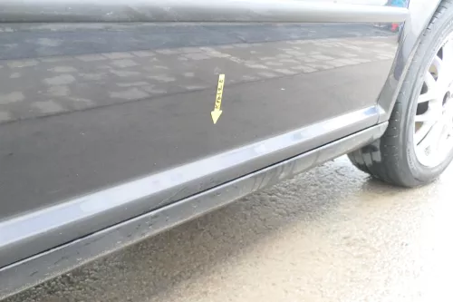 VW Golf 4 Tür vorne rechts Beifahrertür 2/3-Türer schwarz LC9Z ohnAnbauteile (166432)