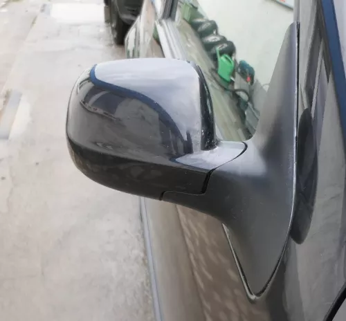 VW Bora Golf 4 elektrischer Spiegel Außenspiegel rechts mit Glas schwarz LC9Z KM (166435)