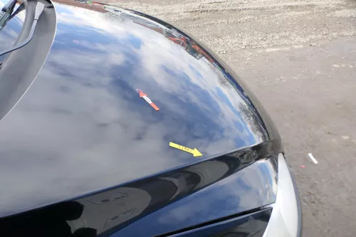 VW Fox 5Z Motorhaube Klappe vorn vorne schwarz L041 uni Haube (166446)