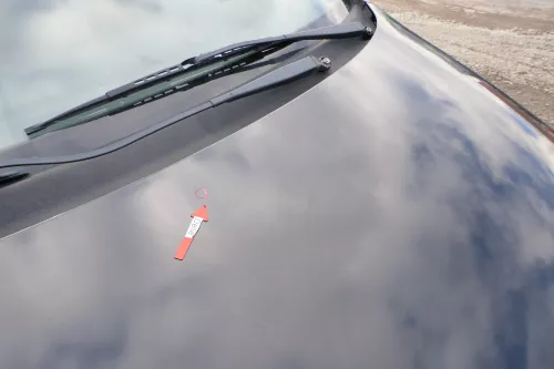 VW Fox 5Z Motorhaube Klappe vorn vorne schwarz L041 uni Haube (166446)