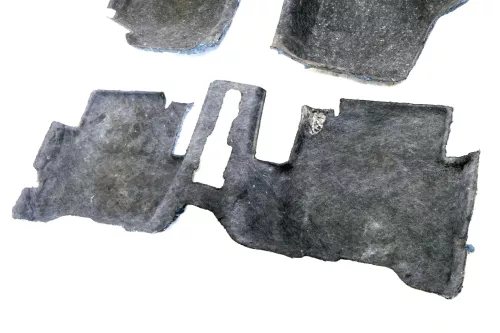 VW Fox 5Z Dämmung unter Teppich Innenraumteppich Bodenbelag Dämpfung komplett (166455)