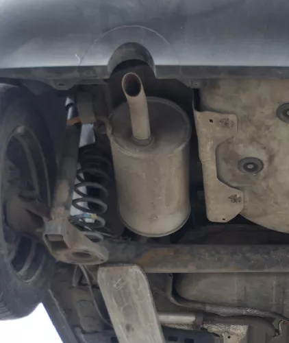 VW Fox 5Z Auspuff Endschalldämpfer hinten 1,2 AWY AZQ BMD BME 5Z6253609C