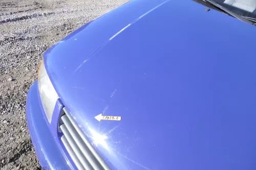 VW Polo 6N Motorhaube Frontklappe Haube vorne Klappe blau LD5D (166476)