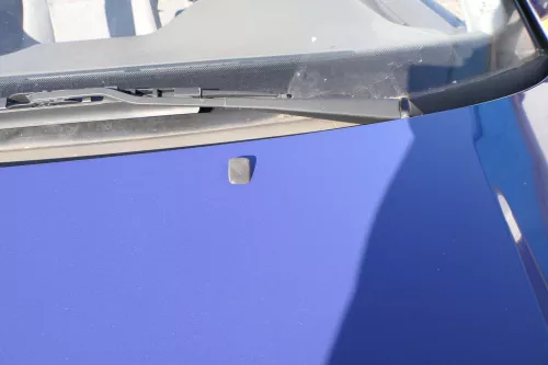 VW Polo 6N Motorhaube Frontklappe Haube vorne Klappe blau LD5D (166476)