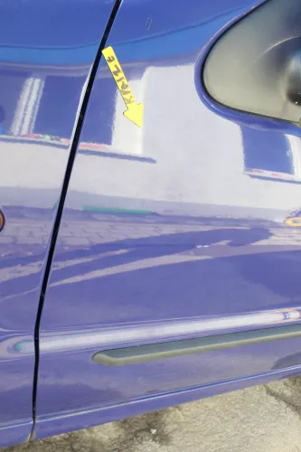 VW Polo 6N 6N2 Tür vorne links Fahrertür 2/3-Türer blau LD5D (166480)