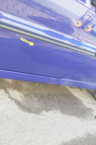 VW Polo 6N 6N2 Tür vorne links Fahrertür 2/3-Türer blau LD5D (166480)