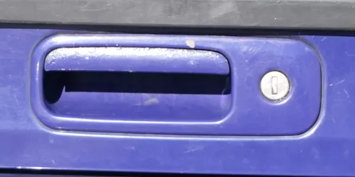 Polo 6N Golf 4 6N2 Lupo Griff Heckkklappe Heckklappengriff blau LD5D Öffner