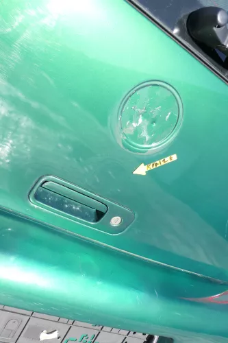 VW Lupo 6X Heckklappe Klappe Kofferraumklappe Scheibe grün LA6N (166508)