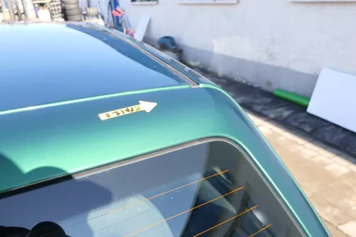 VW Lupo 6X Heckklappe Klappe Kofferraumklappe Scheibe grün LA6N (166508)