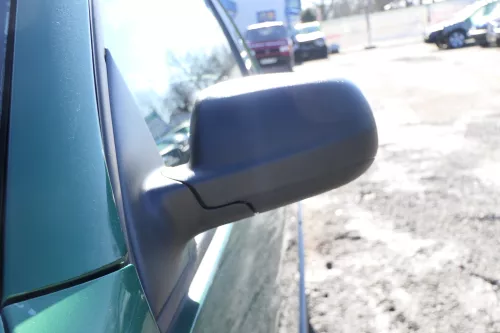 VW Lupo Arosa manueller Spiegel Außenspiegel links manuell schwarz matt großer (166510)