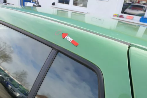 VW Golf 4 Limousine Tür hinten links grün LA6P (KEINkombi) (166547)