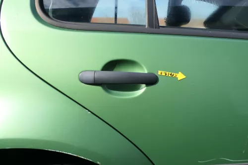 VW Golf 4 Limousine Tür hinten rechts grün LA6P (KEINkombi) (166548)