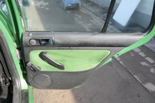 4x Golf 4 Limousine Türverkleidung Verkleidung Tür vorne hinten links recht grün (166553)