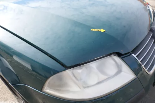 VW Passat 3BG Motorhaube Klappe vorne vorn Haube grün LB6G (166563)