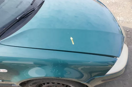 VW Passat 3BG Motorhaube Klappe vorne vorn Haube grün LB6G (166563)