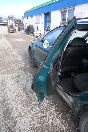 VW Passat 3B 3BG Kombi Variant Tür hinten links grün LB6G ohneAnbauteile (166571)