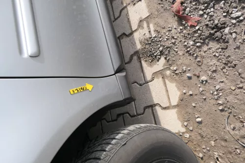 Audi A3 8L Kotflügel vorne links grau silber LY7M (166591)