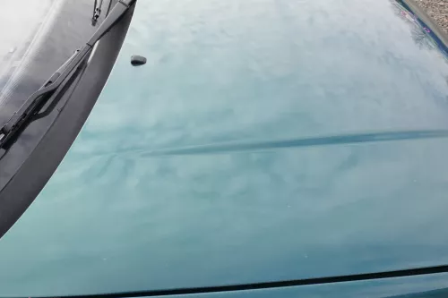 VW Polo 6N Motorhaube Klappe vorn vorne grün LC6P (166607)