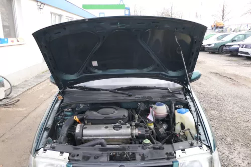 VW Polo 6N Motorhaube Klappe vorn vorne grün LC6P (166607)