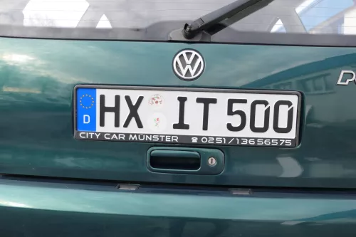 VW Polo 6N Heckklappe Klappe hinten Kofferraumklappe mit Scheibe grün LC6P (166614)