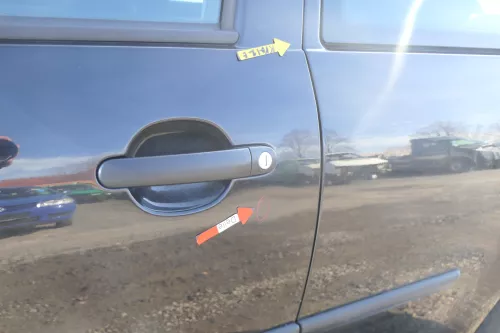 VW Golf 4 Tür vorne links Fahrertür 2/3-Türer schwarz LC9Z ohneAnbauteile (166624)