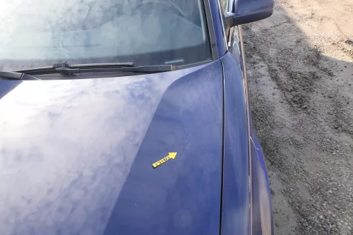 VW Passat 3BG Motorhaube Klappe vorne vorn Haube blau LA5E (166636)