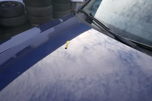 VW Passat 3BG Motorhaube Klappe vorne vorn Haube blau LA5E (166636)