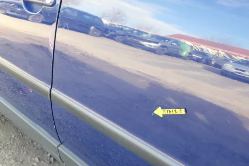 VW Passat 3B 3BG Kombi Variant Tür hinten links blau LA5E ohneAnbauteile (166645)