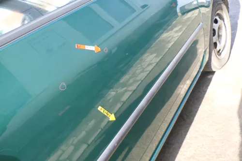 VW Lupo Seat Arosa Tür vorne rechts Beifahrertür grün LA6N (mechanischerFenst (166670)