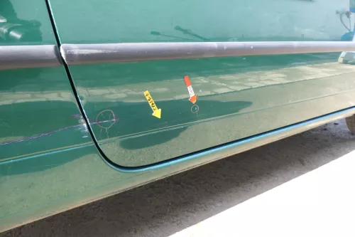 VW Lupo Seat Arosa Tür vorne rechts Beifahrertür grün LA6N (mechanischerFenst (166670)