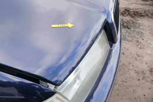 Skoda Octavia 1U Motorhaube Haube Klappe vorne grau LF5U  blau mit Grill (166685)