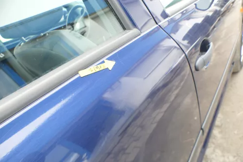 Skoda Octavia 1U5 Combi Kombi Variant Tür hinten rechts blau 9460 LF5U (166695)