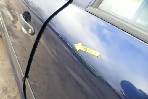 Skoda Octavia 1U5 Combi Kombi Variant Tür hinten links blau LF5U 9460 (166698)