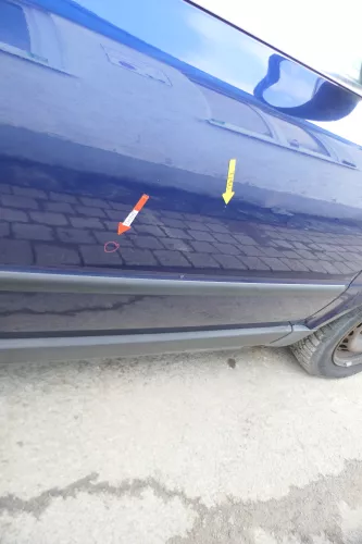 VW Passat 3B 3BG Kombi + Limo Tür vorne rechts Beifahrertür blau LD5Q (166747)