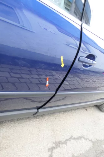 VW Passat 3B 3BG 3B6 Kombi Avant Tür hinten rechts mit Scheibe blau LD5Q (166748)