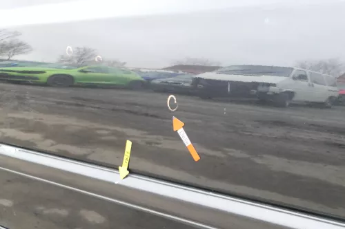 VW Golf 3 4 1E Cabrio Tür vorne links Fahrertür schwarz LC9Z - ohne Anbauteile (166772)