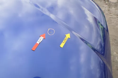 Seat Arosa 6H Facelift Motorhaube Haube Klappe vorne blau LS5N (166802)