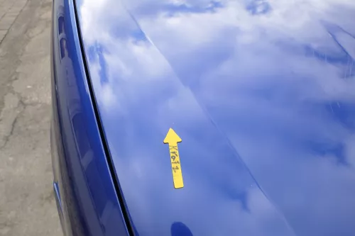 Seat Arosa 6H Facelift Motorhaube Haube Klappe vorne blau LS5N (166802)