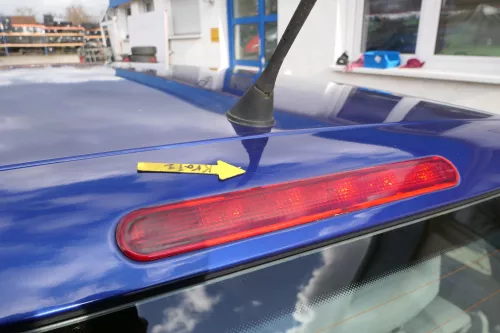 Arosa 6H Heckklappe Klappe hinten Kofferraumklappe Facelfift blau LS5N (166806)